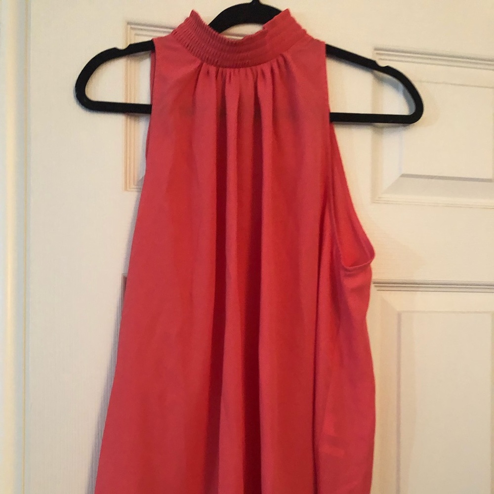 New York and Company High Collar Sleeveless Blouse